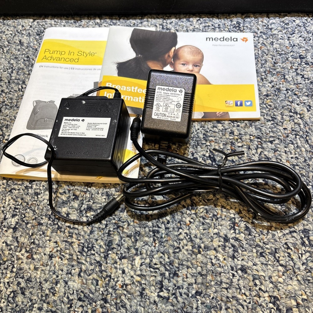 Genuine Medela AC/DC Adapter 9207010  Power Supply Battery Pack 9017002